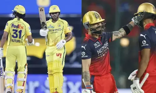 ചിന്നസ്വാമിയിൽ തീപാറും പോരാട്ടം; ടോസ് നേടി ഋതുരാജ്, അടിച്ചുതകർക്കാൻ വിരാട് കോലിയും പടയും; ഭുവനേശ്വർ കുമാറിനെ കാത്തിരിക്കുന്നത് ചരിത്ര റെക്കോർഡ്; ആവേശക്കടലായി ബെംഗളൂരു