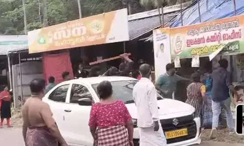 വിതുര കല്ലാറില്‍ യു.ഡി.എഫ് തെരഞ്ഞെടുപ്പ് കമ്മിറ്റി ഓഫീസ് അടിച്ചു തകര്‍ത്തു; പ്രവര്‍ത്തകരെ മര്‍ദ്ദിച്ചു;  ആറ് പേര്‍ കസ്റ്റഡിയില്‍