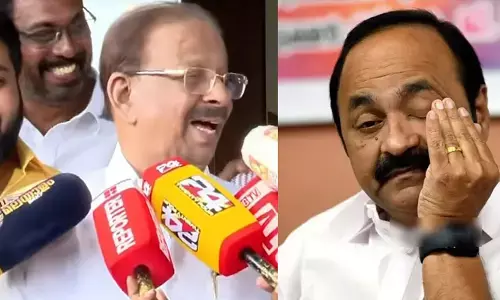 അധികാരം കിട്ടിയില്ലെങ്കില്‍ സതീശന്‍ വനവാസത്തിന് പോകണോ എന്ന് ചോദ്യം;  വാക്കുപാലിക്കുന്ന നേതാക്കന്‍മാരാണെങ്കില്‍ പോകണം; അദ്ദേഹം അങ്ങനെ പോകാതിരിക്കട്ടെയെന്ന് പ്രാര്‍ഥിക്കാം എന്ന് മറുപടി;  ജയിച്ചാല്‍ രമേശ് ചെന്നിത്തല മുഖ്യമന്ത്രിയാകണമെന്നും കെ സുധാകരന്‍; മാനിഫെസ്റ്റോ തിരുത്തിയത് എല്‍ഡിഎഫിന്റെ ഗതികേടെന്നും പരിഹാസം