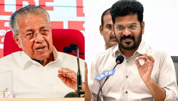 ഡാഷ് മോനേ രേവന്താ, മറുപടി വരുന്നുണ്ട്; തെലങ്കാന മുഖ്യമന്ത്രിയുടെ നീ പോ മോനെ വിജയാ പരാമര്ശത്തിന് അതേ നാണയത്തില് തിരിച്ചടിച്ച് മുഖ്യമന്ത്രി പിണറായി വിജയന് ഡാഷ് മോനേ രേവന്താ, മറുപടി വരുന്നുണ്ട്; തെലങ്കാന മുഖ്യമന്ത്രിയുടെ നീ പോ മോനെ വിജയാ പരാമര്ശത്തിന് അതേ നാണയത്തില് തിരിച്ചടിച്ച് മുഖ്യമന്ത്രി പിണറായി വിജയന്