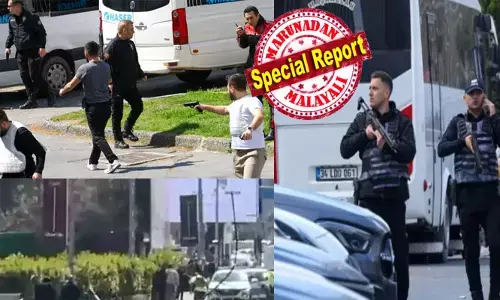 ഇസ്താംബുളിലെ ഇസ്രയേൽ കോൺസുലേറ്റിന് സമീപം വൻ വെടിവയ്പ്പ്; മൂന്ന് പേർ കൊല്ലപ്പെട്ടു; രണ്ട് പോലീസുകാർക്ക് പരിക്ക്; വെടിപൊട്ടുന്ന ശബ്ദം കേട്ട് ചിതറിയോടി ആളുകൾ; പ്രദേശത്ത് അതീവ ജാഗ്രത; ആക്രമണത്തിന്റെ പിന്നിലെ കാരണം ദുരൂഹം