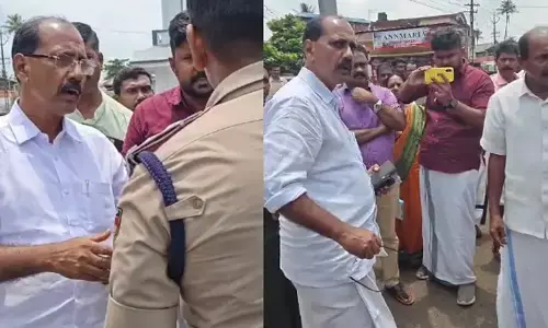 എടോ... ഡിജിപിക്ക് മുകളിലാണ് എന്റെ റാങ്ക്, മെയ് 20 വരെ ഞാന്‍ തന്നെയാണ് ഇവിടുത്തെ എംഎല്‍എ!  പൊലീസിനോട് തട്ടിക്കയറി സെബാസ്റ്റ്യന്‍ കുളത്തുങ്കല്‍; അങ്ങനെ പേടിച്ചൊന്നുമല്ല ജീവിക്കുന്നതെന്ന് പോലീസ് ഉദ്യോഗസ്ഥനും