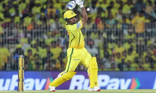 അവസരങ്ങൾ പാഴാക്കി ഫീൽഡർമാർ; ചെപ്പോക്കിൽ നിറഞ്ഞാടി മലയാളി താരം; സഞ്ജുവിന്റെ സെഞ്ചുറി കരുത്തിൽ ചെന്നൈ; ഡൽഹി ക്യാപിറ്റൽസിന് 212 റൺസ് വിജയലക്ഷ്യം