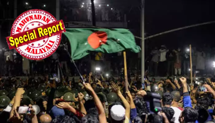 മതത്തെ അപമാനിച്ചുവെന്ന് ആരോപിച്ച് ആത്മീയ നേതാവിനെ വെട്ടിക്കൊന്നു; മുസ്ലിം യുവാവ് കൊല്ലപ്പെട്ടതിന് പിന്നാലെ ഹിന്ദു വീടുകൾക്ക് നേരെ ആൾക്കൂട്ടാക്രമണം; മൂന്ന് മാസത്തിനിടെ 133 വർഗീയ സംഘർഷങ്ങൾ; പ്രാണഭയത്തിൽ ന്യൂനപക്ഷങ്ങൾ; ബംഗ്ലാദേശിൽ വർഗീയ ലഹള പടരുമ്പോൾ മതത്തെ അപമാനിച്ചുവെന്ന് ആരോപിച്ച് ആത്മീയ നേതാവിനെ വെട്ടിക്കൊന്നു; മുസ്ലിം യുവാവ് കൊല്ലപ്പെട്ടതിന് പിന്നാലെ ഹിന്ദു വീടുകൾക്ക് നേരെ ആൾക്കൂട്ടാക്രമണം; മൂന്ന് മാസത്തിനിടെ 133 വർഗീയ സംഘർഷങ്ങൾ; പ്രാണഭയത്തിൽ ന്യൂനപക്ഷങ്ങൾ; ബംഗ്ലാദേശിൽ വർഗീയ ലഹള പടരുമ്പോൾ