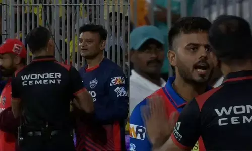 ചെപ്പോക്കിൽ ഗ്ലൗസ് വിവാദം; അമ്പയർമാരോട് തർക്കിച്ച് ഡൽഹി പരിശീലകനും താരങ്ങളും; നിർണ്ണായക നിമിഷത്തിൽ സ്റ്റബ്സ് പുറത്ത്; വൈറലായി വീഡിയോ