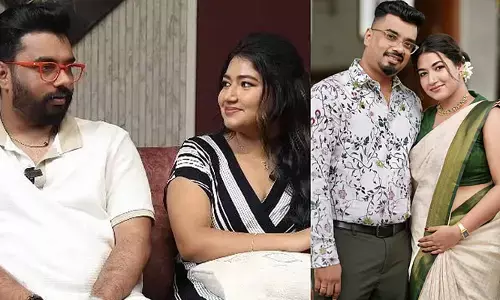 അന്ന് അവള് ഒന്നും അറിയാത്ത കൊച്ചുകുട്ടിയാണ്; ഞാന് എനിക്കുവേണ്ട രീതിയില് ഗ്രൂം ചെയ്തെടുത്തതാണ് എന്ന് എബി; വളര്ത്തിയെടുത്തു എന്ന് ഗ്രേസ് ആന്റണി; പിന്നാലെ സോഷ്യല് മീഡിയയില് വ്യാപകവിമര്ശനം; പെര്ഫെക്ട് ഗ്രൂമിങ് ഏട്ടായി എന്ന് ഗ്രേസിന്റെ മറുപടി അന്ന് അവള് ഒന്നും അറിയാത്ത കൊച്ചുകുട്ടിയാണ്; ഞാന് എനിക്കുവേണ്ട രീതിയില് ഗ്രൂം ചെയ്തെടുത്തതാണ് എന്ന് എബി; വളര്ത്തിയെടുത്തു എന്ന് ഗ്രേസ് ആന്റണി; പിന്നാലെ സോഷ്യല് മീഡിയയില് വ്യാപകവിമര്ശനം; പെര്ഫെക്ട് ഗ്രൂമിങ് ഏട്ടായി എന്ന് ഗ്രേസിന്റെ മറുപടി