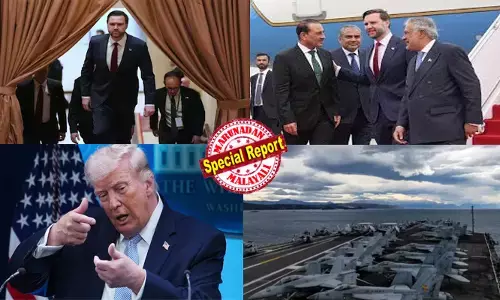 വാന്‍സിനെ വെറുംകയ്യോടെ മടക്കി; ലോകത്തിന്റെ പകുതി ദൂരം താണ്ടി വന്നിട്ടും വാന്‍സിന് കിട്ടിയത് എട്ടിന്റെ പണി! അമേരിക്കയെ പരിഹസിച്ച് ഇറാന്‍; പന്ത് ഇനി ട്രംപിന്റെ കോര്‍ട്ടില്‍; ആണവ കരാറില്‍ കുരുങ്ങി സമാധാന ചര്‍ച്ചകള്‍; യുഎസിനെ വിശ്വാസമില്ലെന്ന് ഭരണകൂടം; ഹോര്‍മുസ് കടലിടുക്ക് ഇപ്പോഴും അടച്ചിട്ട നിലയില്‍; ട്രംപിന്റെ അടുത്ത നീക്കം നാവിക ഉപരോധമോ? പശ്ചിമേഷ്യയില്‍ വീണ്ടും യുദ്ധഭീതി