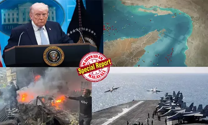 ഹോര്‍മുസ് കടലിടുക്ക് അമേരിക്ക ബലമായി പിടിച്ചെടുക്കുമോ? ഇറാനെ തൊട്ടാല്‍ കളി മാറും; ട്രംപിന്റെ ഉറക്കം കെടുത്തുന്ന ഖമേനിയുടെ ചക്രവ്യൂഹം! കടലില്‍ മൈനുകളും മലമുകളില്‍ മിസൈലുകളും; യുഎസ് യുദ്ധക്കപ്പലുകളെ തകര്‍ക്കാന്‍ ചാവേര്‍ ബോട്ടുകളും; സൈന്യത്തെ അയച്ചാല്‍ ശവപ്പെട്ടികള്‍ മടങ്ങും; ത്രിതല പ്രതിരോധത്തിന് മുന്നില്‍ എളുപ്പവഴികളില്ല! ട്രംപിന്റെ വെടിനിര്‍ത്തല്‍ പേടിച്ചിട്ടോ?