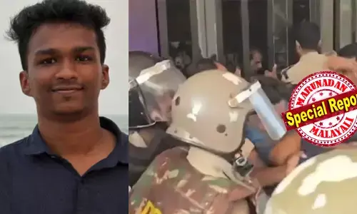 നാണംകെട്ട പോലീസേ...! അഞ്ചരക്കണ്ടിയില്‍ ഡെന്റല്‍ കോളേജില്‍ കെ.എസ്.യു - പോലീസ് ഏറ്റുമുട്ടല്‍; വനിതാ പ്രവര്‍ത്തകയെ റോഡിലൂടെ വലിച്ചിഴച്ച ദൃശ്യങ്ങള്‍ പുറത്ത്; കുറ്റക്കാരെ സംരക്ഷിക്കാന്‍ ശ്രമിക്കുന്നുവെന്ന് ആരോപണം;  നിതിന്‍രാജിന്റെ മരണത്തില്‍ പ്രതിഷേധം ഇരമ്പുന്നു