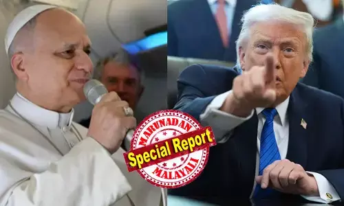 സമാധാനം സ്ഥാപിക്കുന്നവര്‍ ഭാഗ്യവാന്മാര്‍;  സമാധാന സന്ദേശം സഭയുടെ ദൗത്യം;  അതില്‍ ഉറച്ചുനില്‍ക്കുന്നു;  ട്രംപ് ഭരണകൂടത്തിന്റെ നിലപാടുകളില്‍ ഭയമില്ല;  യുദ്ധത്തിനെതിരായ പോരാട്ടം തുടരും; ട്രംപിന്റെ വിമര്‍ശനങ്ങള്‍ക്ക് മറുപടിയുമായി മാര്‍പാപ്പ