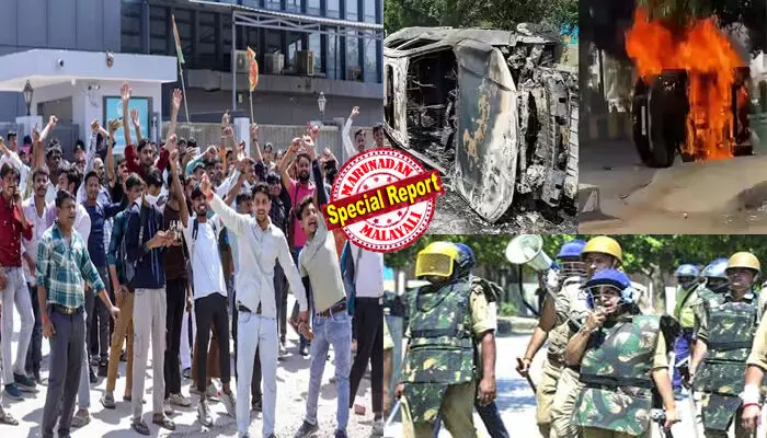 നോയിഡ ശമ്പള സമരം കത്തുന്നു! തൊഴിലാളി പ്രതിഷേധത്തിന് പിന്നില് അദൃശ്യ കരങ്ങളോ? മീററ്റിലും നോയിഡയിലും വലവിരിച്ച് പോലീസ്; പാക് ഗൂഢാലോചനയെന്ന് യുപി തൊഴില് മന്ത്രി; 45,000 പേര് തെരുവിലിറങ്ങിയതിന് പിന്നില് ഭീകരബന്ധമോ? ഇടക്കാല ശമ്പള വര്ദ്ധനവ് പ്രഖ്യാപിച്ച് സമരം തണുപ്പിക്കാന് ശ്രമം നോയിഡ ശമ്പള സമരം കത്തുന്നു! തൊഴിലാളി പ്രതിഷേധത്തിന് പിന്നില് അദൃശ്യ കരങ്ങളോ? മീററ്റിലും നോയിഡയിലും വലവിരിച്ച് പോലീസ്; പാക് ഗൂഢാലോചനയെന്ന് യുപി തൊഴില് മന്ത്രി; 45,000 പേര് തെരുവിലിറങ്ങിയതിന് പിന്നില് ഭീകരബന്ധമോ? ഇടക്കാല ശമ്പള വര്ദ്ധനവ് പ്രഖ്യാപിച്ച് സമരം തണുപ്പിക്കാന് ശ്രമം