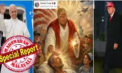 ആട്ടിന്‍തലയുള്ള പൈശാചിക രൂപത്തെ ചിത്രത്തില്‍ ഉള്‍പ്പെടുത്തിയത് ബോധപൂര്‍വ്വമാണോ? ദൈവപുത്രനോ അതോ ആന്റി ക്രൈസ്റ്റ് ബിംബമോ? ട്രംപിന്റെ പുതിയ ചിത്രം ലോകമെങ്ങും ചര്‍ച്ച; ക്രിസ്തീയ വിശ്വാസികളെ ചൊടിപ്പിച്ച് വിവാദ പോസ്റ്റ്; അമേരിക്കന്‍ തീവ്ര വലതുപക്ഷ ഗ്രൂപ്പുകള്‍ക്കിടയിലും ഭിന്നത രൂക്ഷം; ആഗോള രാഷ്ട്രീയത്തില്‍ ട്രംപിസം വിതയ്ക്കുന്ന പുതിയ പ്രകോപനം ഇങ്ങനെ