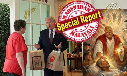 സ്വന്തം പാര്‍ട്ടിക്കാരും അനുയായികളും പോലും ചിത്രത്തെ ദൈവനിന്ദ എന്ന് വിശേഷിപ്പിച്ചത് തിരിച്ചടിയായി; താന്‍ തന്നെ ഒരു ഡോക്ടറായാണ് ചിത്രത്തില്‍ കണ്ടതെന്നും അത് യേശുവാണെന്ന് കരുതിയിരുന്നില്ലെന്നും ട്രംപിസം; ക്രിസ്തുവായി ചിത്രീകരിച്ച എഐ ചിത്രം; വിവാദത്തില്‍ വിചിത്രവാദവുമായി ട്രംപ്; ഒപ്പം മക്‌ഡൊണാള്‍ഡ്സ് കിറ്റുകളും; മാര്‍പ്പാപ്പാ അധിക്ഷേപം അതിരുവിടുമ്പോള്‍