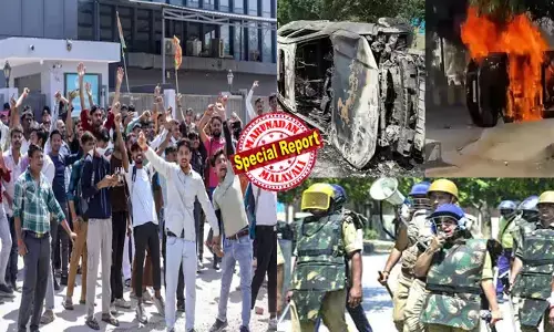 നോയിഡ ശമ്പള സമരം കത്തുന്നു! തൊഴിലാളി പ്രതിഷേധത്തിന് പിന്നില്‍ അദൃശ്യ കരങ്ങളോ? മീററ്റിലും നോയിഡയിലും വലവിരിച്ച് പോലീസ്; പാക് ഗൂഢാലോചനയെന്ന് യുപി തൊഴില്‍ മന്ത്രി; 45,000 പേര്‍ തെരുവിലിറങ്ങിയതിന് പിന്നില്‍ ഭീകരബന്ധമോ? ഇടക്കാല ശമ്പള വര്‍ദ്ധനവ് പ്രഖ്യാപിച്ച് സമരം തണുപ്പിക്കാന്‍ ശ്രമം