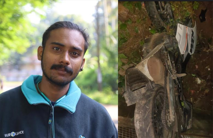 ഡ്യൂക്ക് ബൈക്ക് നിയന്ത്രണം വിട്ടു മറിഞ്ഞ് യുവാവ് മരിച്ചു: സുഹൃത്തിന് ഗുരുതര പരുക്ക്