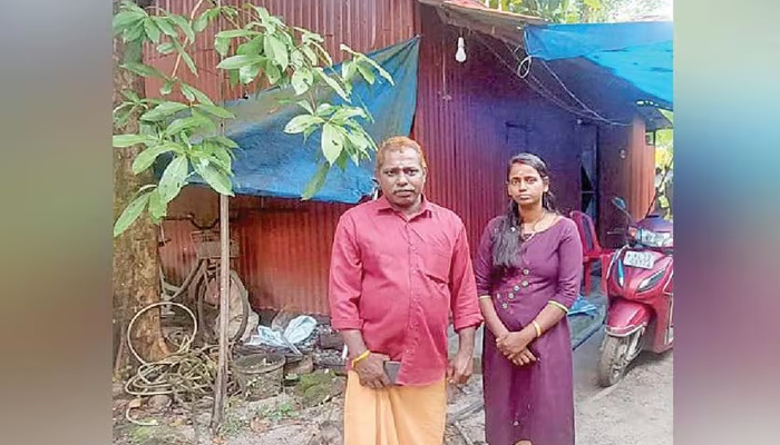 ഷീറ്റുമേഞ്ഞ കുടിലിലേക്ക് ഭാഗ്യദേവത എത്തിയത് 75 ലക്ഷത്തിന്റെ സമ്മാനവുമായി; സന്തോഷത്തിന്റെ കൊടുമുടിയില്‍ രാജേഷും കുടുംബവും