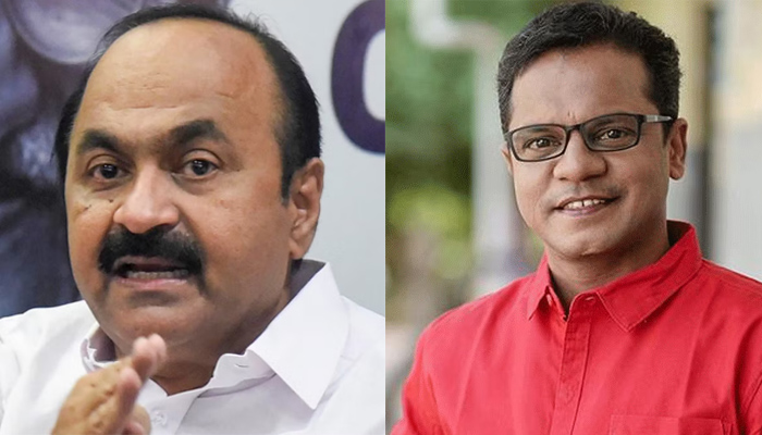 ചോദ്യങ്ങള്‍ക്ക് മറുപടിയുണ്ടെങ്കില്‍ അത് പറയുക, ഇല്ലെങ്കില്‍ മിണ്ടാതിരിക്കുക; ധര്‍മജന്‍ അവതാരകയോട് തട്ടിക്കയറിയത് ഗുരുതര തെറ്റെന്ന് വി ഡി സതീശന്‍