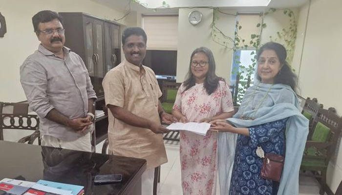 ഹേമ കമ്മിറ്റി റിപ്പോര്‍ട്ടില്‍ നടപടിക്ക് ദേശീയ വനിതാ കമ്മീഷനും; റിപ്പോര്‍ട്ടിന്റെ പൂര്‍ണരൂപം വിളിച്ചുവരുത്തണം: നിവേദനവുമായി സന്ദീപ് വാചസ്പതി