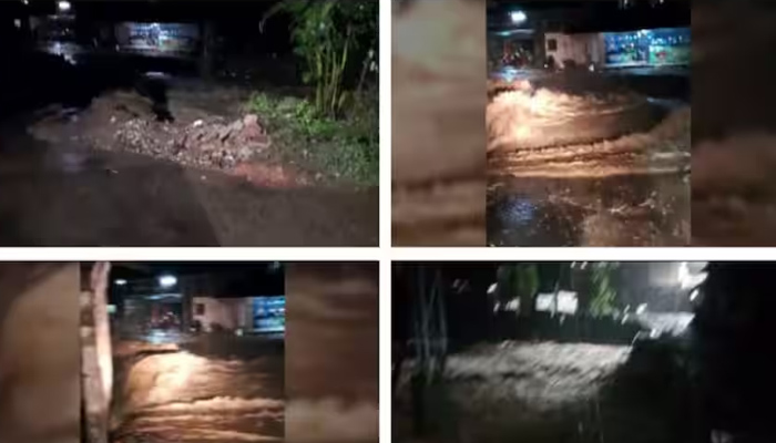 ഒരു മാസം മുന്‍പ് ഉരുള്‍പൊട്ടലുണ്ടായ വിലങ്ങാട് ശക്തമായ മഴ; ടൗണിലെ പാലം മുങ്ങി: 20 കുടുംബങ്ങളെ മാറ്റി പാര്‍പ്പിച്ചു